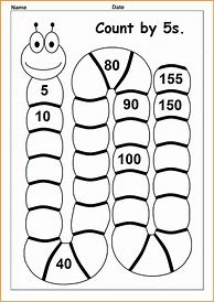 Image result for Counting in 5 Worksheet