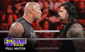 Image result for The Rock vs Roman Reigns