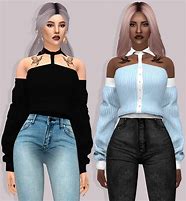 Image result for Women Clothing CC Sims 4