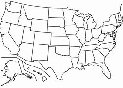 Image result for USA Blank Map United States
