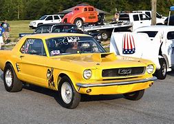 Image result for 66 Mustang Drag Car