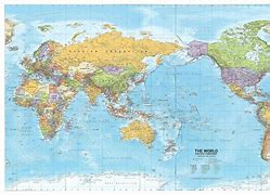 Image result for Pacific Centered Map