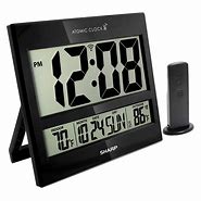 Image result for Sharp Alarm Clock with Temperature