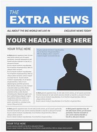 Image result for Newspaper Template Word