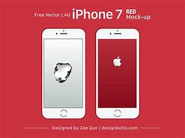 Image result for iPhone 7 Red Vector