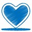 Image result for Blue Heart Cut Out