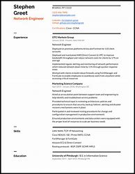 Image result for Contoh CV Network Engineer