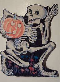 Image result for Vintage Halloween Skeleton