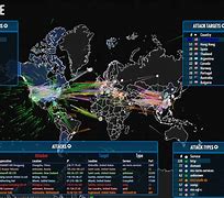 Image result for Live Hacking Attack Map