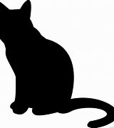 Image result for Black Cat Silhouette Template
