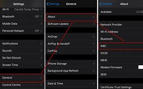 Image result for Where to Find Imei On iPhone