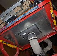 Image result for Bosch Table Saw Dust Collection System