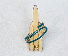 Image result for Vintage Ariane 1 Rocket Pin