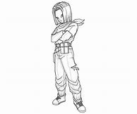 Image result for Android 17 Coloring Pages