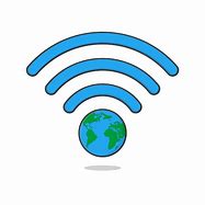 Image result for Wifi Off Globe