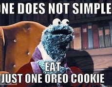 Image result for Cookie Monster Oreo Meme