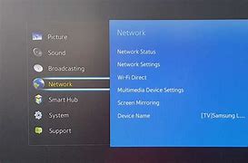 Image result for Samsung Smart TV Network Settings