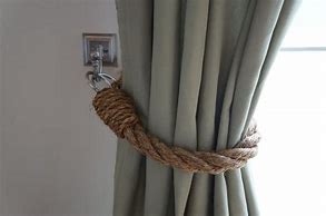 Image result for DIY Curtain Tie Back Hooks