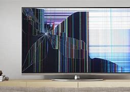 Image result for Broken TV Rainbow Screen