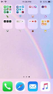 Image result for Rainbow iPhone Home Screen