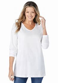 Image result for Longer-Length T-Shirts for Women