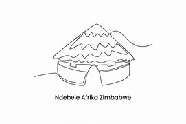 Image result for Floor Plan of Ndebele Traditional House Sketch