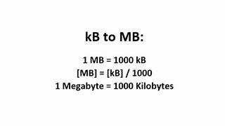 Image result for 12 Mb To KB