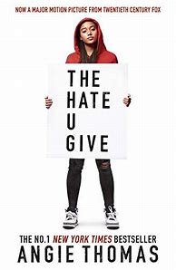 Image result for The Hate You Give Book Cover Black and White