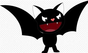 Image result for Black and Red Bat Cartoon