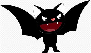 Image result for Black Cute Cartoon Bat