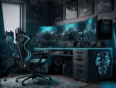 Image result for Futuristic Gaming Room