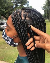 Image result for Medium Size Knotless Box Braids