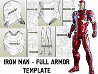 Image result for Iron Man Costume Printable