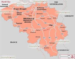 Image result for Brussels Map Europe