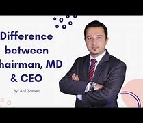 Image result for Difference Between CEO and MD