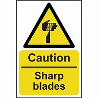 Image result for Caution Sharp