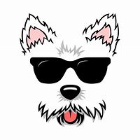 Image result for Westie with Sunglasses Emoji