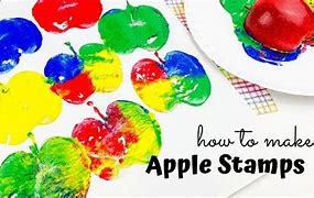 Image result for Apple Stamps for Preschool