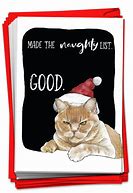 Image result for Boxed Cat Kitten Christmas Cards