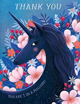 Image result for Sparkling Unicorn Thank You