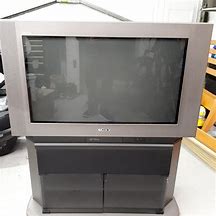 Image result for Sony Trinitron TV with Speakers