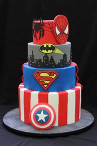 Image result for Marvel Avengers Birthday Cake