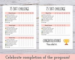 Image result for 30 Soft Challenge Template Printable