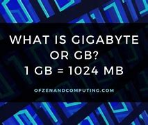 Image result for Whats Bigger Kb or GB