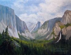 Image result for Yosemite Valley Painting