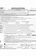 Image result for W7 Tax Form