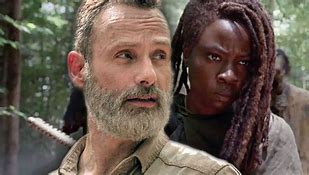 Image result for Rick Michonne The Walking Dead