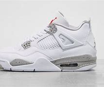 Image result for All White Jordan 4S
