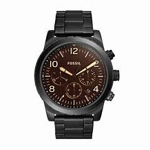 Image result for Fossil Watch Black Face