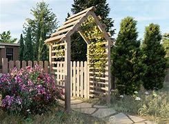 Image result for Arbor with Gate Plans